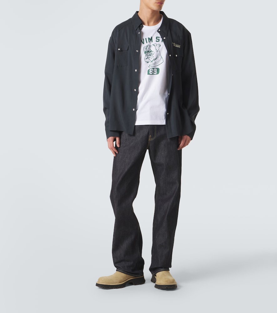  Visvim Visvim Camiseta Jumbo De Jersey De Algodón Estampada 