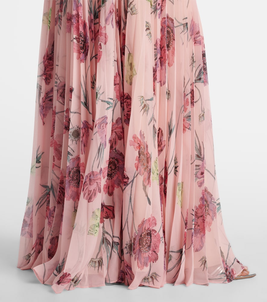  Erdem Erdem Bedruckte Robe Aus Voile 
