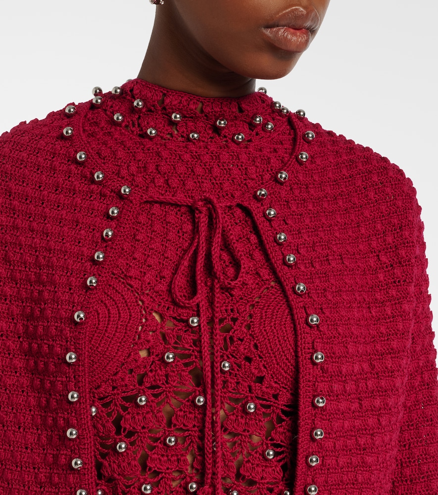  Rabanne Rabanne Cardigan Aus Häkelstrick 