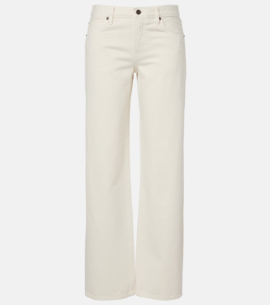 Frame The Saturday Straight Jeans In White