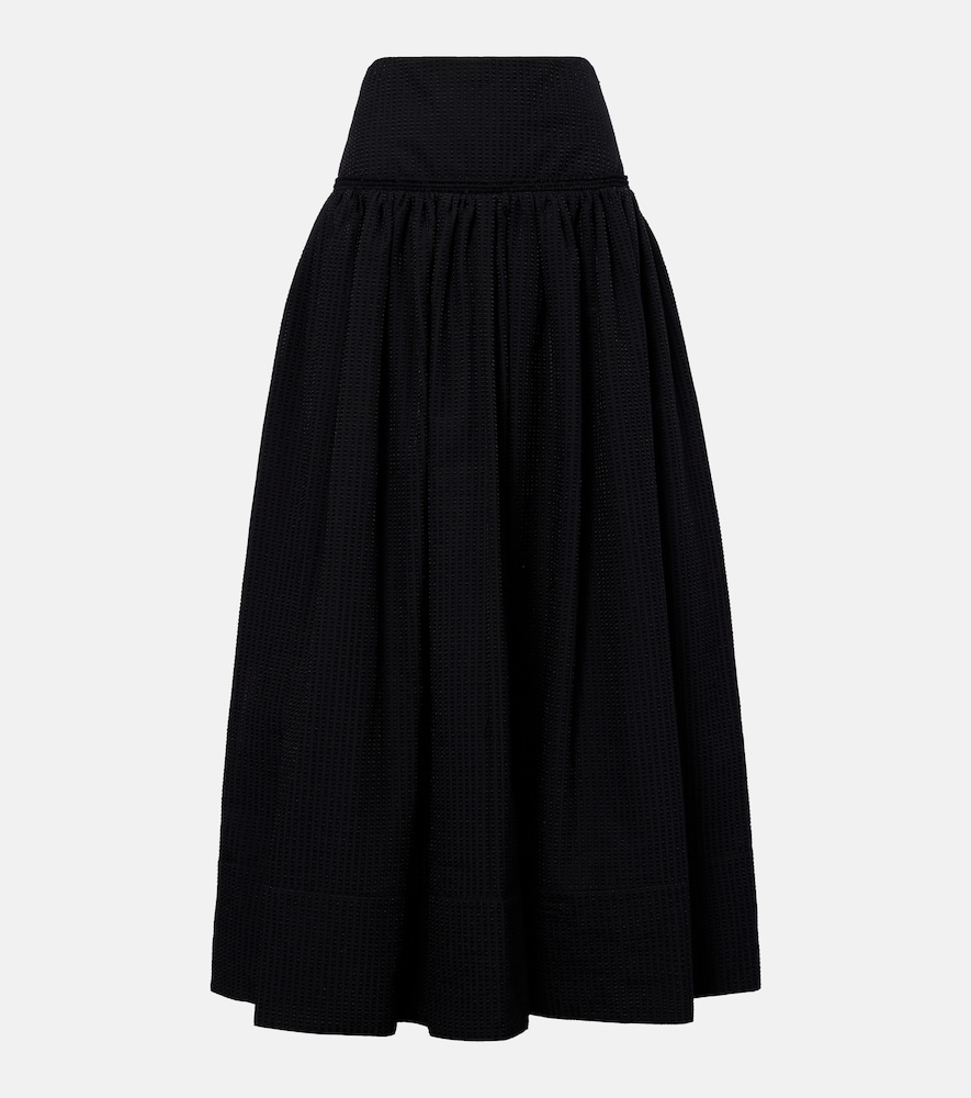 Alaia Alaïa Cotton-blend maxi skirt | Thumbnail 6 Alaia Alaïa Cotton-blend maxi skirt | Thumbnail 6