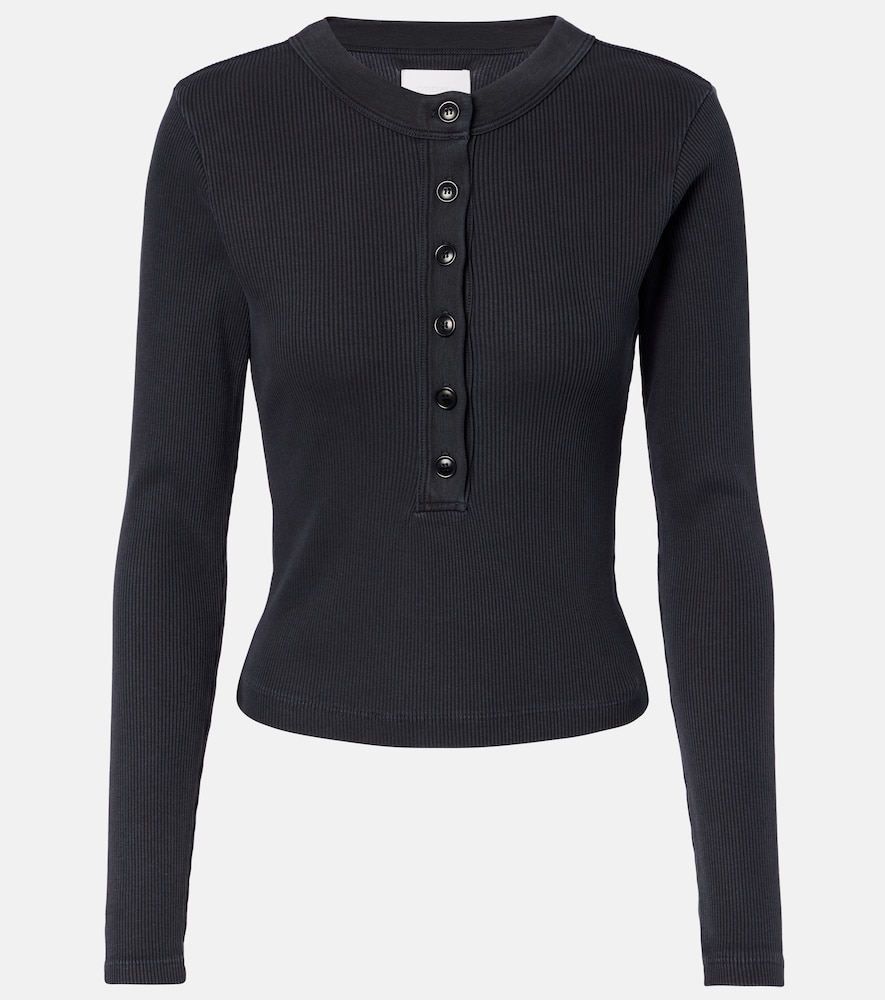 Henley-Top Varra aus Rippstrick