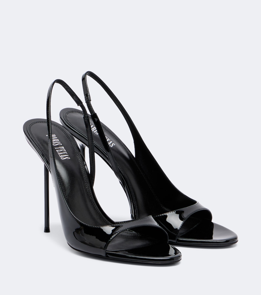 Lidia Patent Leather Slingback Sandals