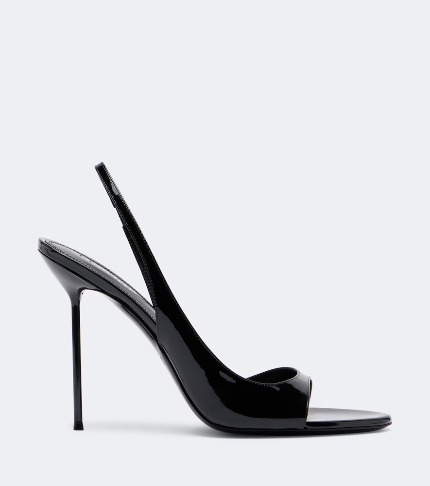 Lidia Patent Leather Slingback Sandals