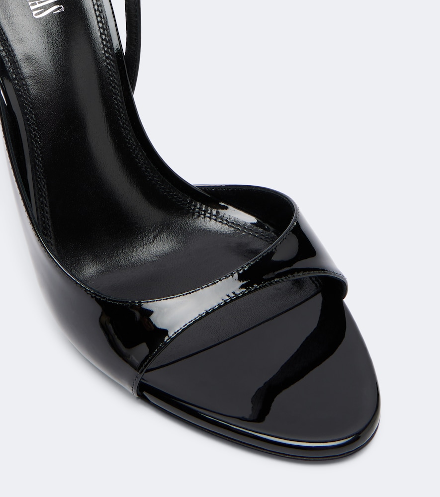 Lidia Patent Leather Slingback Sandals