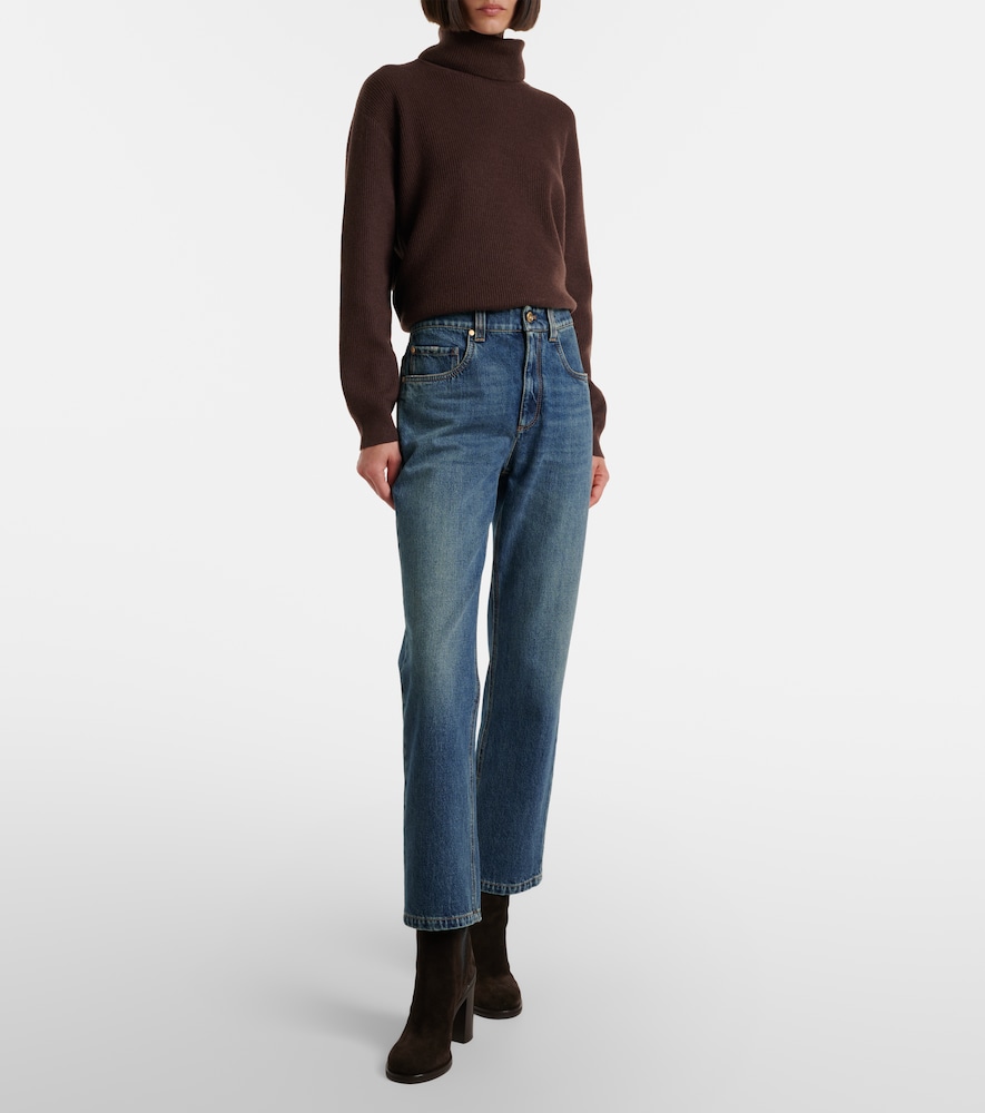 Brunello Cucinelli Cropped straight jeans | Thumbnail 4 Brunello Cucinelli Cropped straight jeans | Thumbnail 4