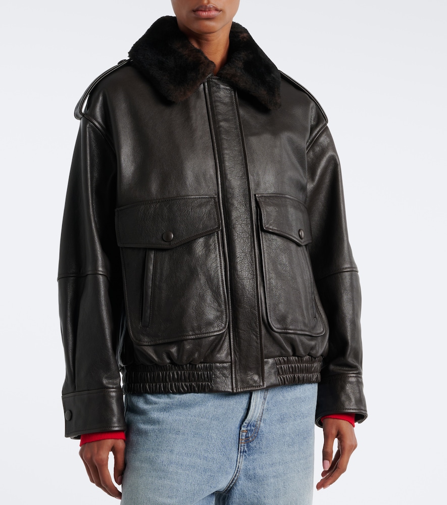Russo Leather Bomber Jacket