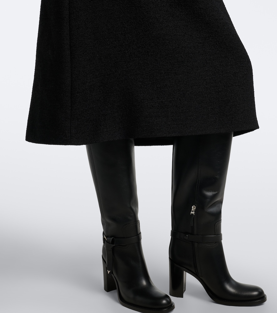 Wool-Blend Bouclé Midi