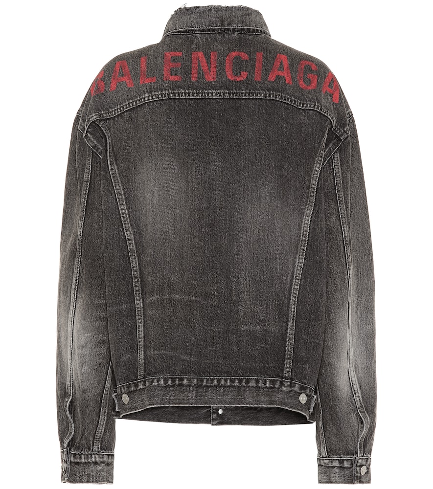 Click to view more detailed imagery on our partner's website Balenciaga Like A Man Jacket Japanese Denim Jacket In Black
