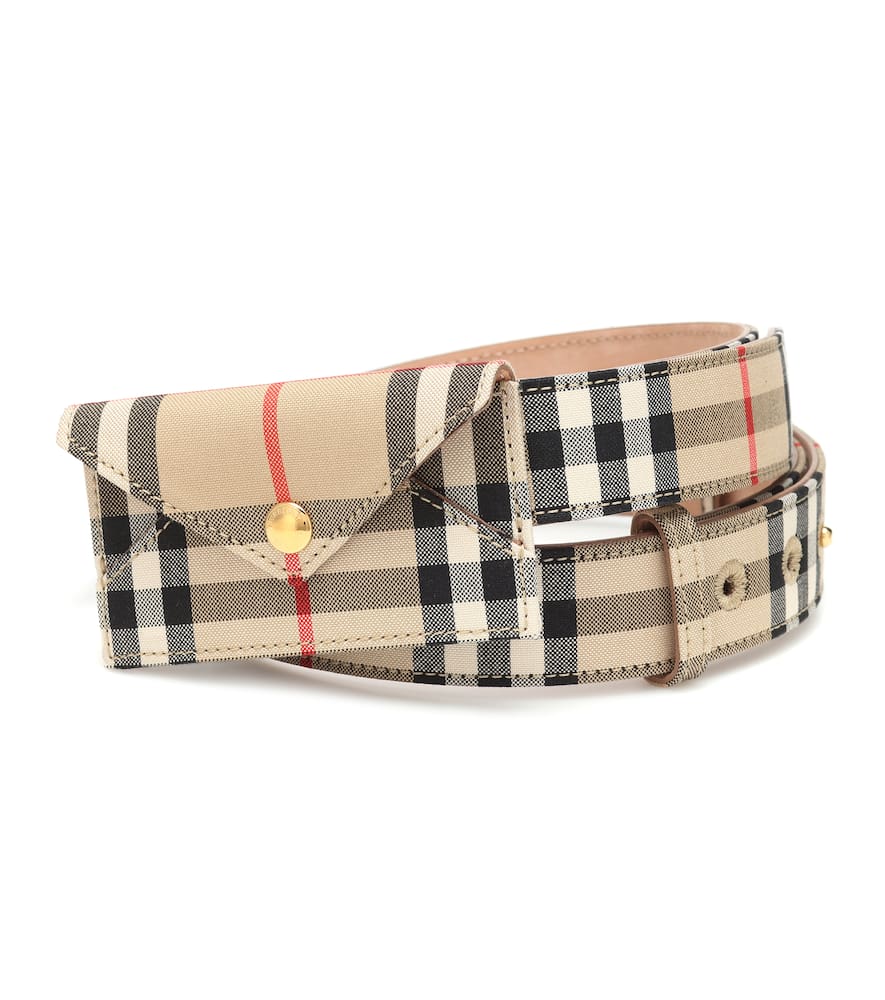 Burberry Vintage Check Belt Bag In Multicoloured ModeSens