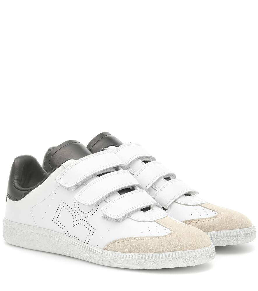 Click to view more detailed imagery on our partner's website Isabel Marant Beth Grip Strap Sneakers In Black