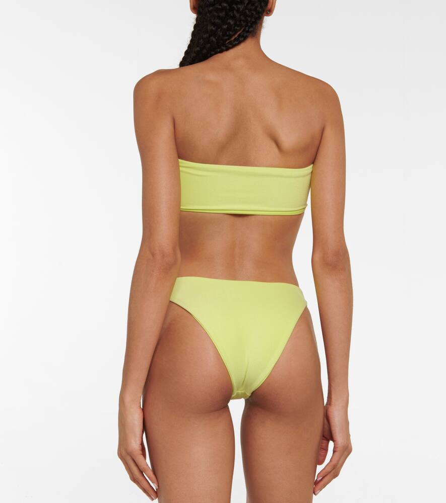 Jade Swim Most Wanted Terry Bikini Bottoms In Citrine Terry