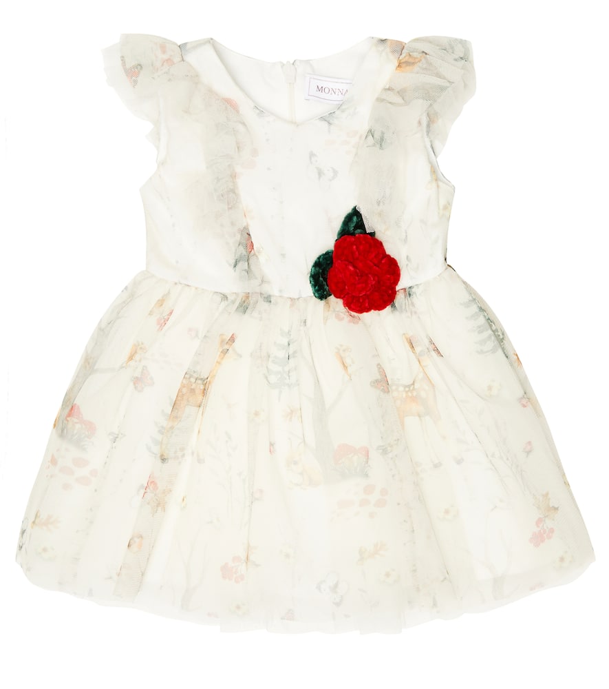 Monnalisa Baby Forest Treasures tulle dress