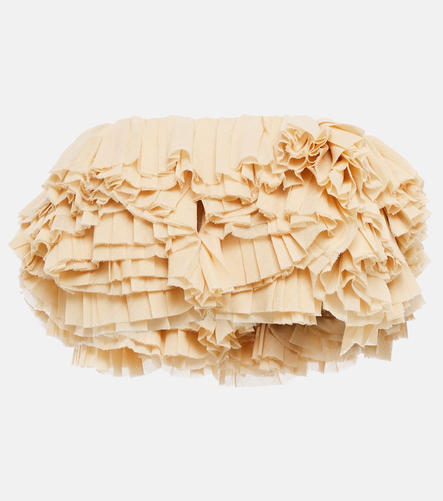 Khaite Atta wool-blend bandeau top