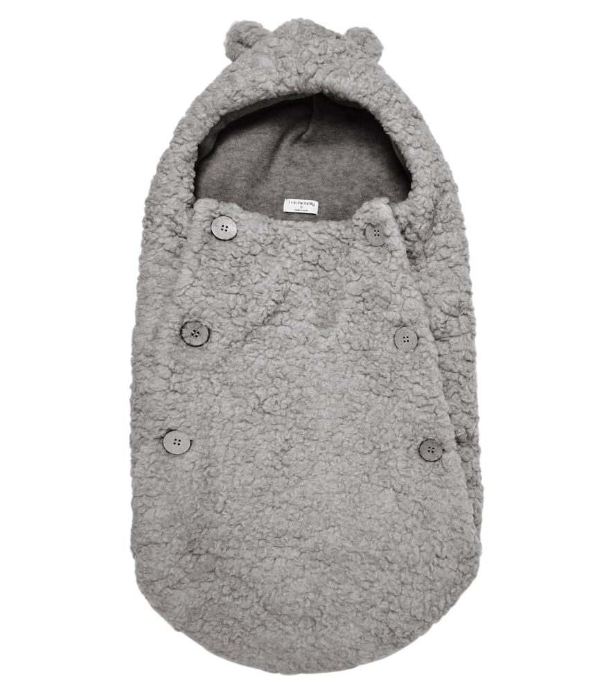 1 + in the Family Baby Aran faux shearling sleeping bag