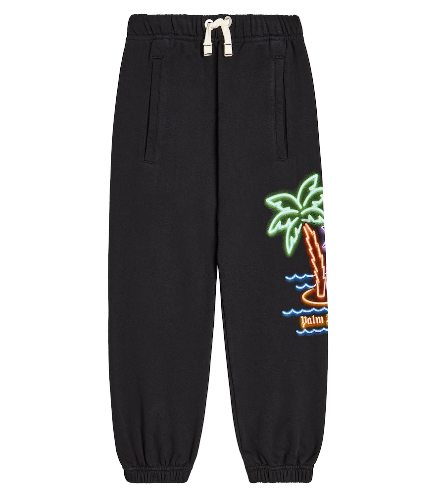 Palm Angels Kids Printed cotton jersey sweatpants　Palm Angels キッズ プリント コットンジャージー スウェットパンツ Palm