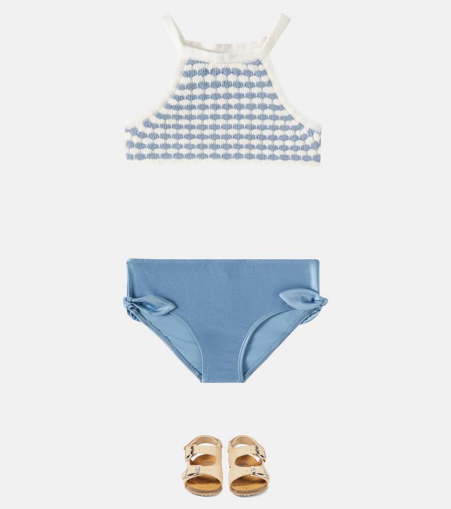 TALLOW扇贝边钩编比基尼