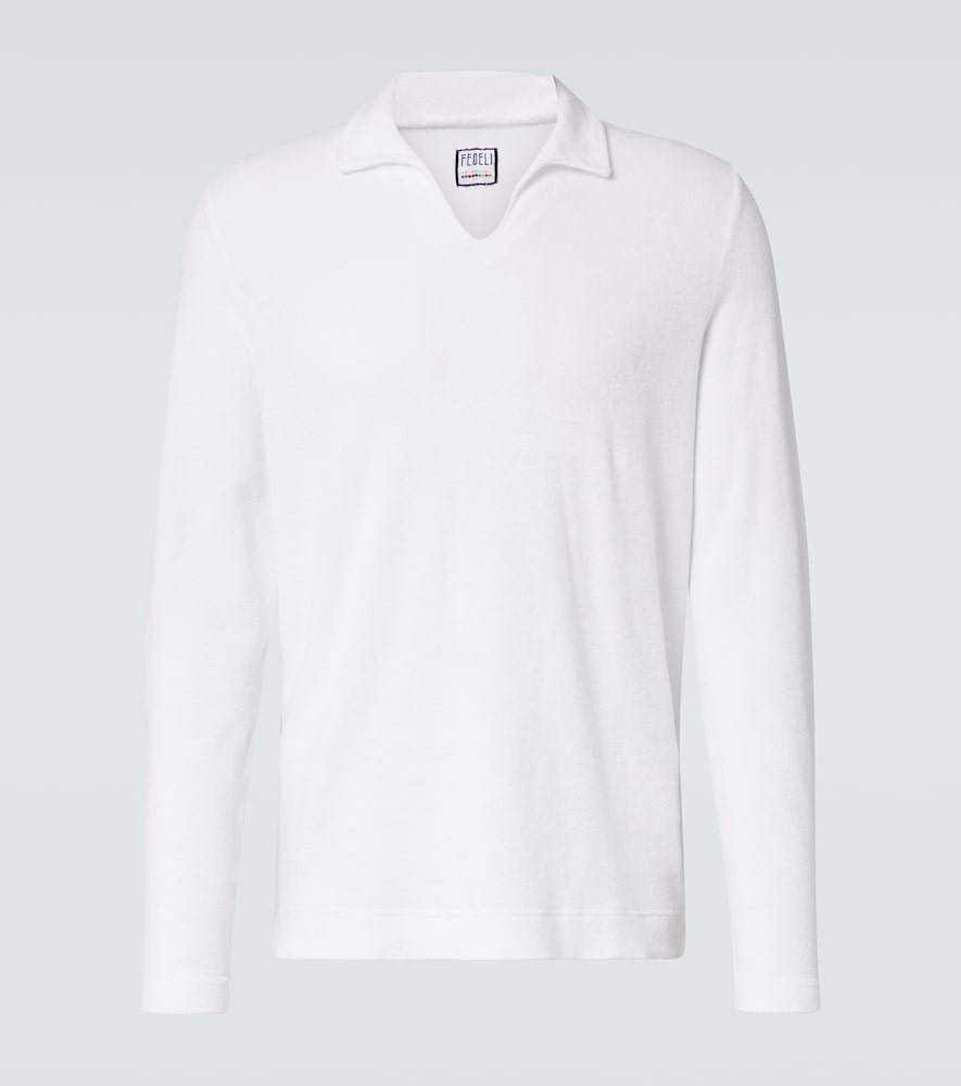 Fedeli Cotton terry polo shirt