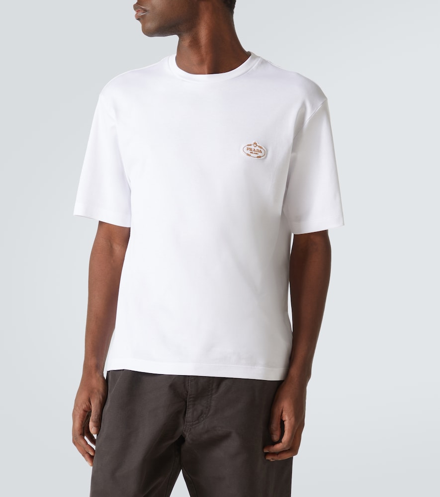  Prada Prada Interlock Cotton Jersey T-shirt 