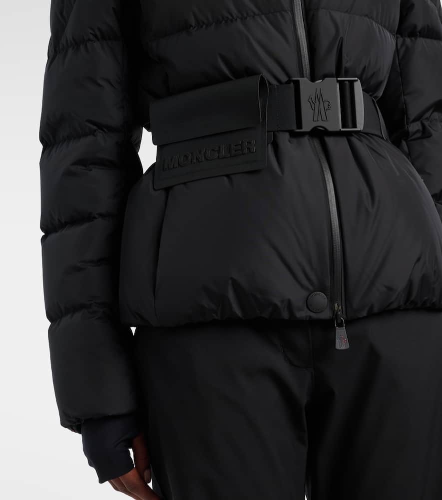 Moncler Bouquetin Padded Jacket Drawstring In Black