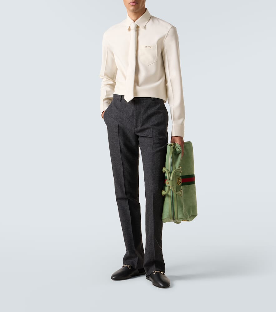 Gucci Hemd Horsebit In White