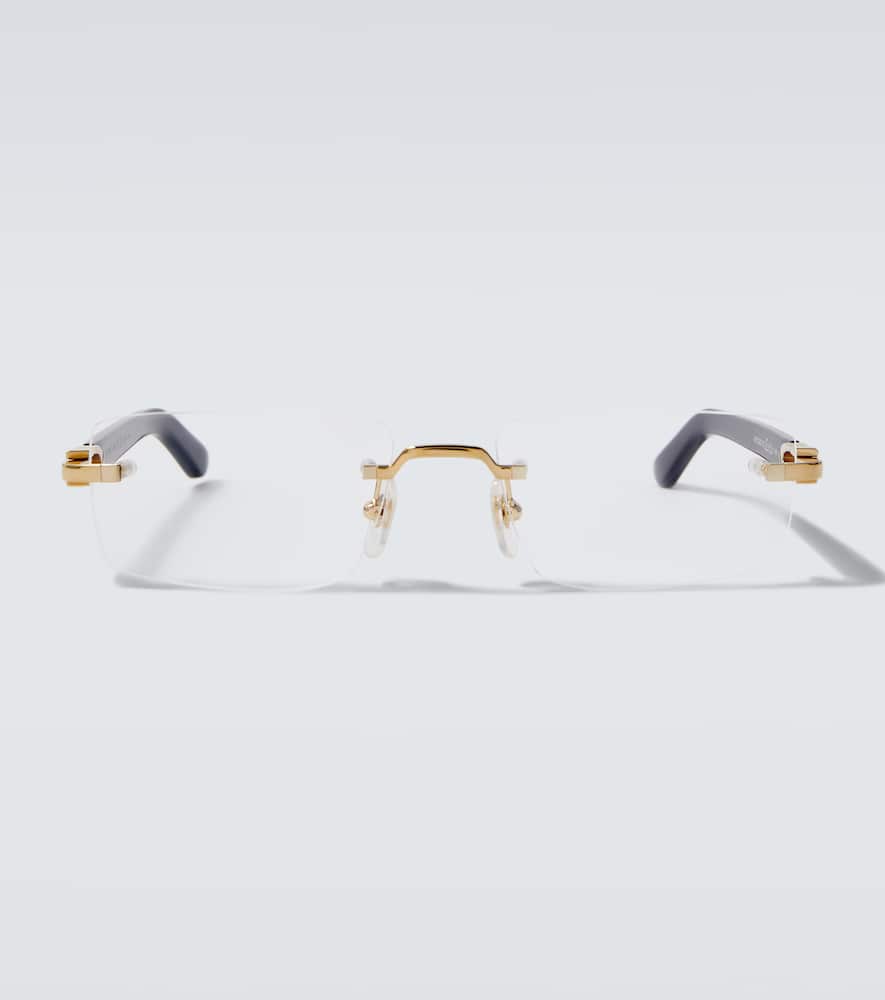 Cartier Signature C De  Rectangular Glasses In White