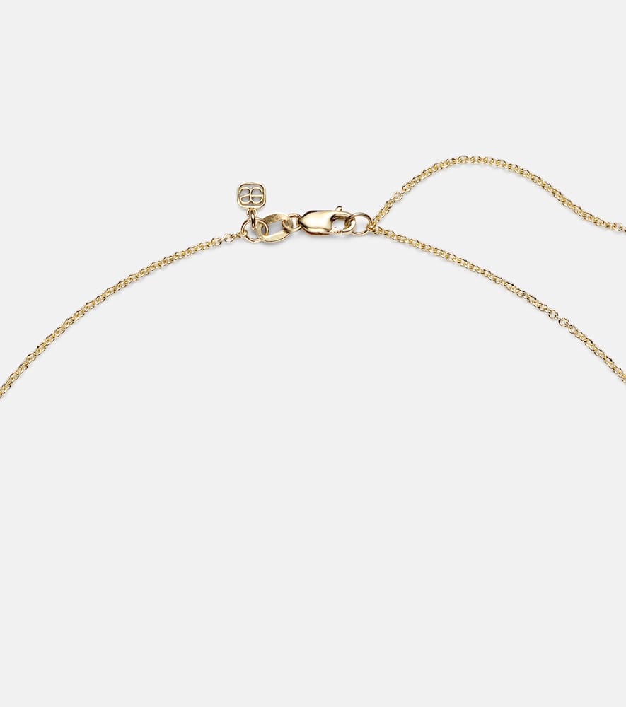 Sydney Evan The Elephant Tarot Card 14kt Gold Pendant Necklace With Diamonds In Gold