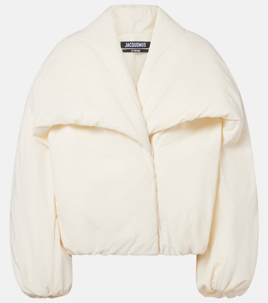 Jacquemus Women's White Chale Bomber Jacket UK Size 18 - Mytheresa