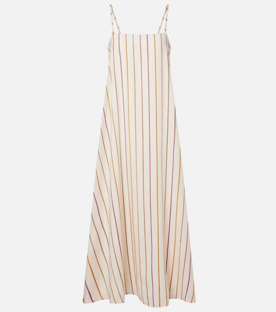 Asceno Melfi Striped Maxi Dress In Multi