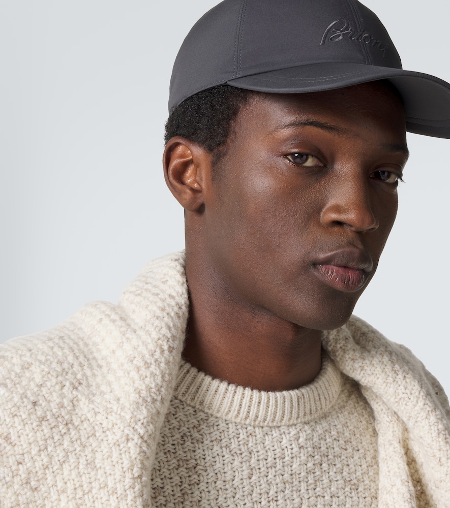  Brioni Brioni Bestickte Baseballcap 
