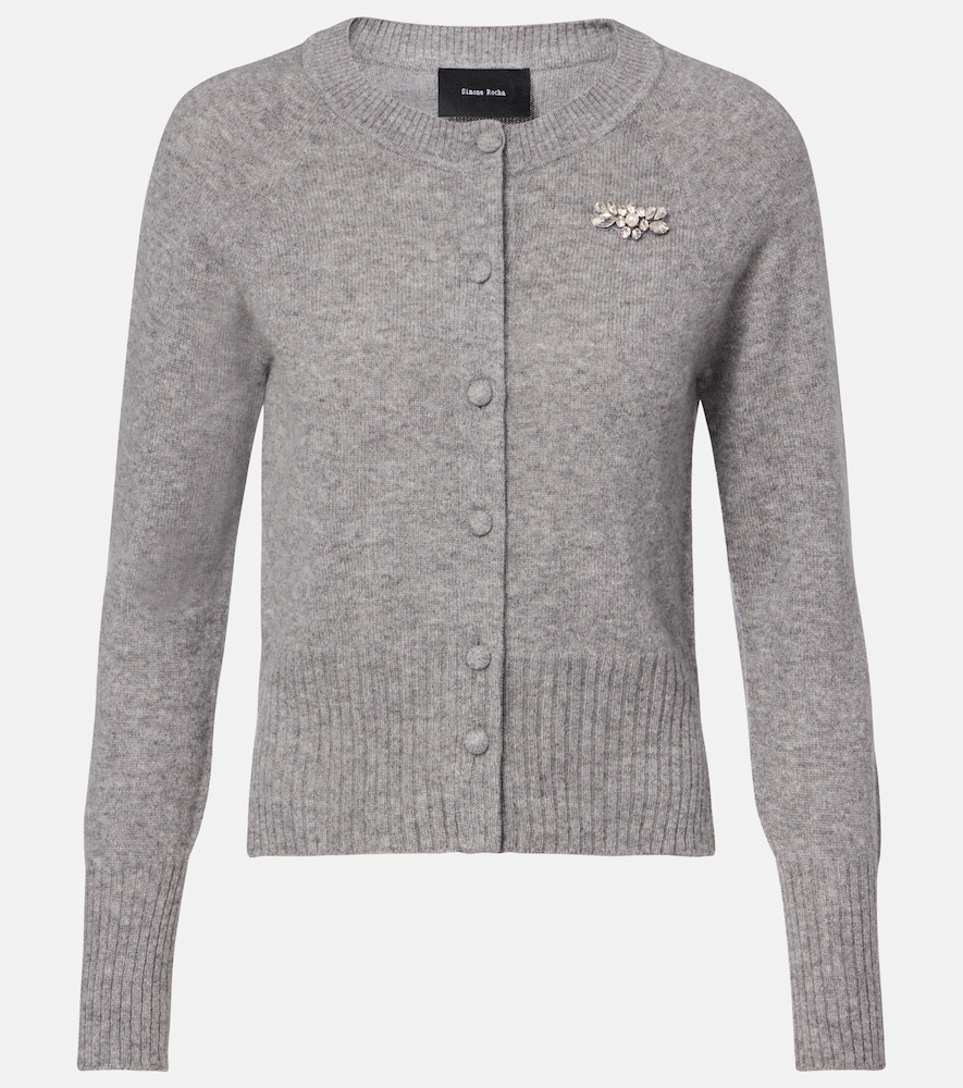 Simone Rocha Embellished cashmere cardigan