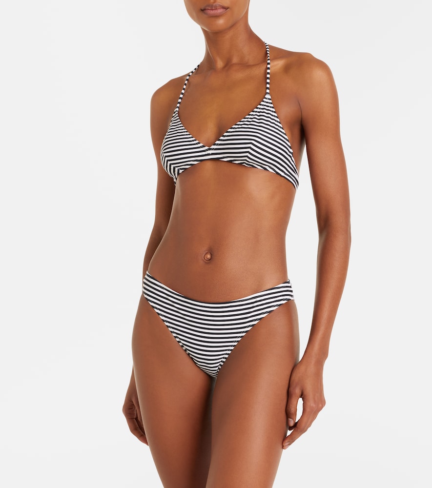Nili Lotan Striped bikini top