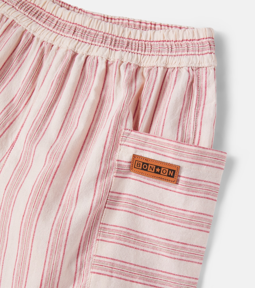  Bonton Bonton Lois Striped Cotton Shorts 