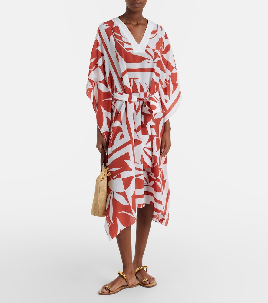  Max Mara Max Mara Lancia Floral Silk Beach Dress 