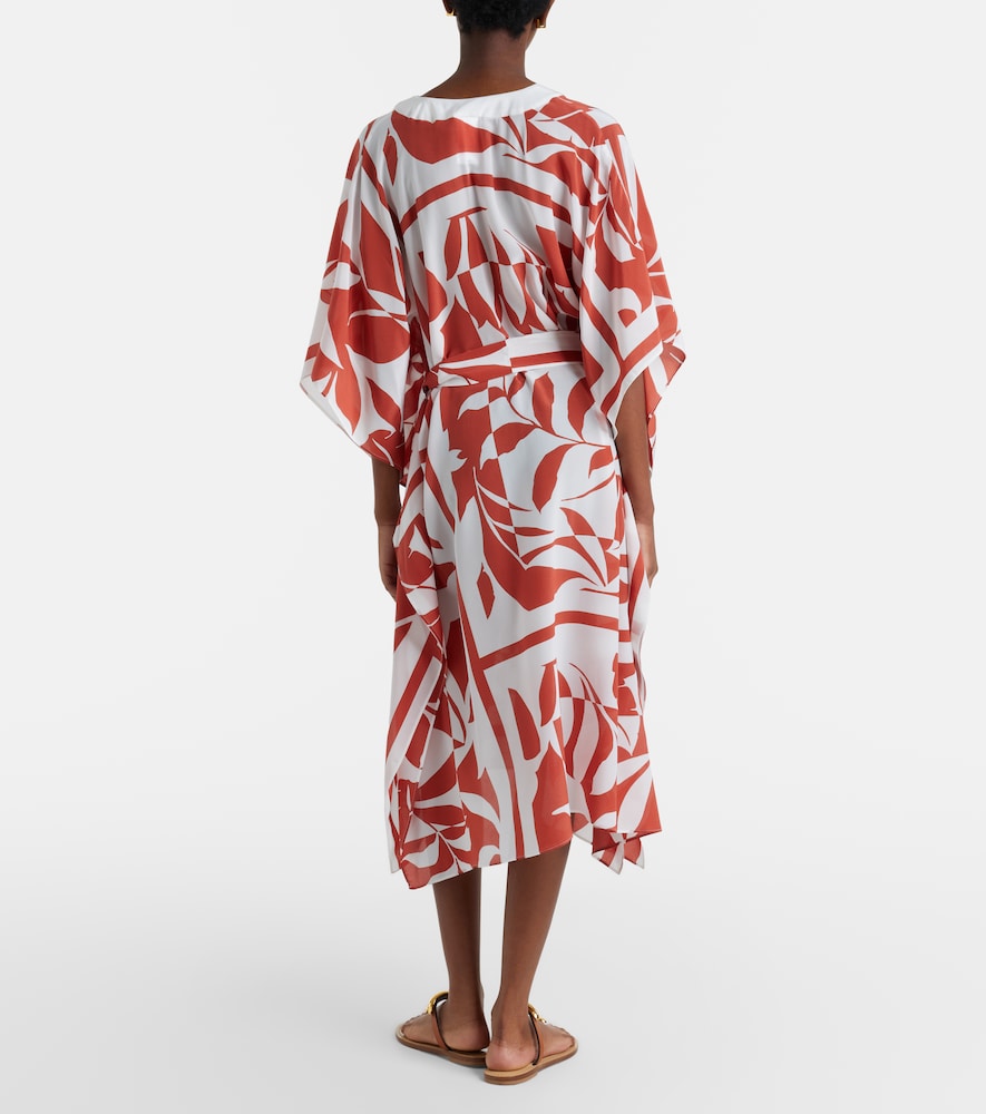 Max Mara Max Mara Lancia Floral Silk Beach Dress 