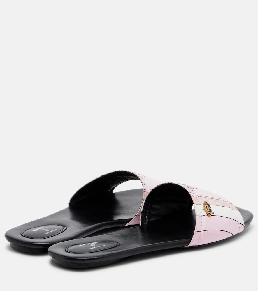  Pucci Pucci Yummy Iride Twill Slides 