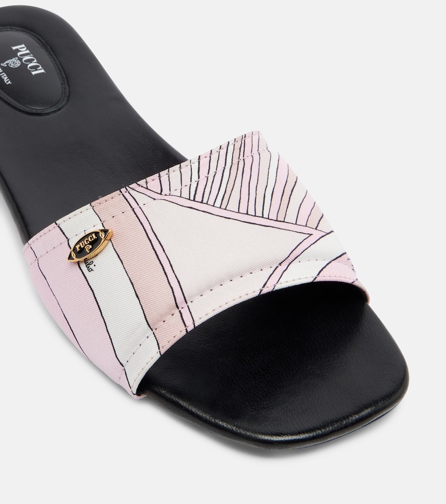  Pucci Pucci Yummy Iride Twill Slides 