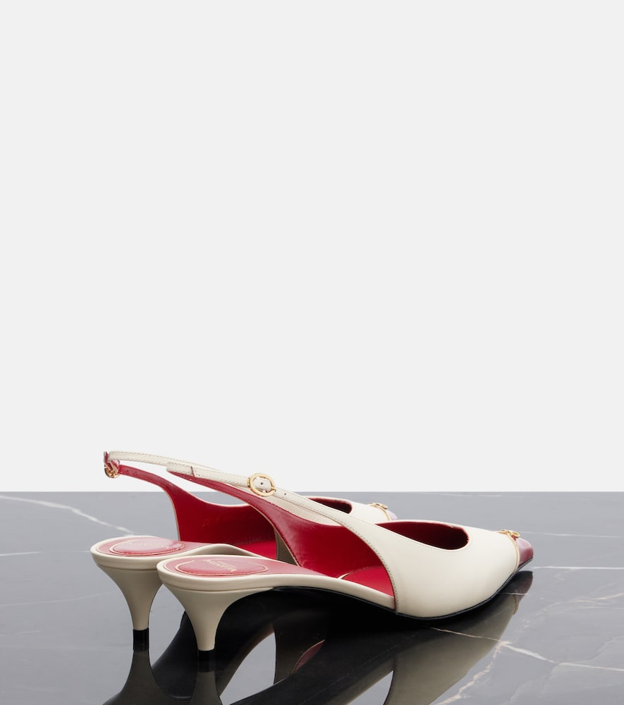  Valentino Garavani Valentino Garavani Slingback-pumps Heartip Aus Leder 