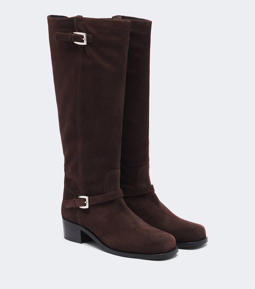 Staud Bottes Brooklyn en daim 695$