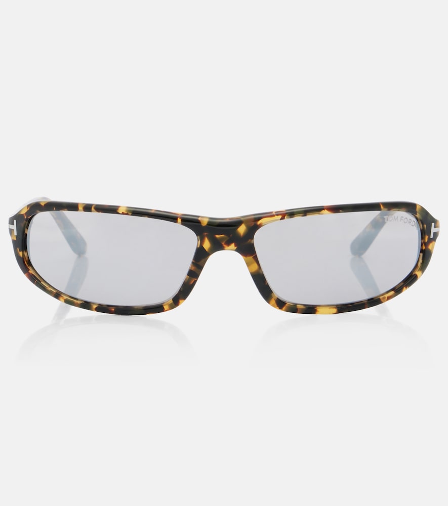 TOM FORD Tom Ford Addison Thin flat-top sunglasses　トム フォード アディソン 薄型フラットトップ サングラス