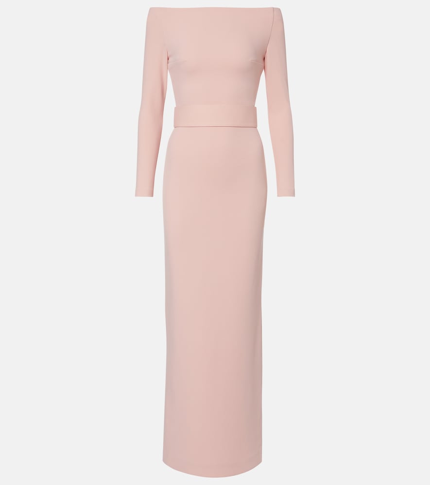 Abito lungo Sabina off-shoulder