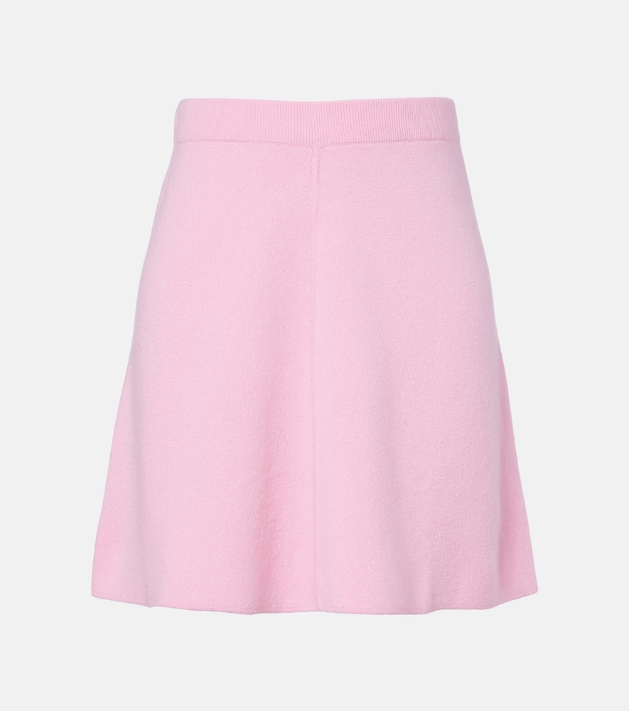Jardin des Orangers Wool and cashmere miniskirt
