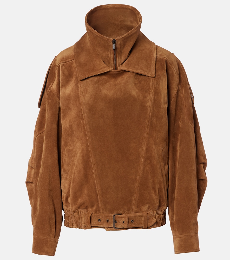 Jacke aus Veloursleder