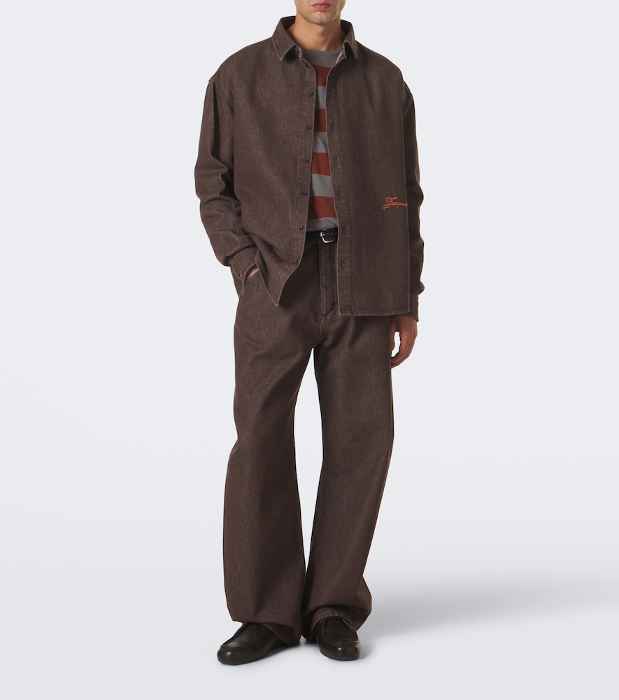 De-Nîmes Tempo Barrel-Leg Jeans