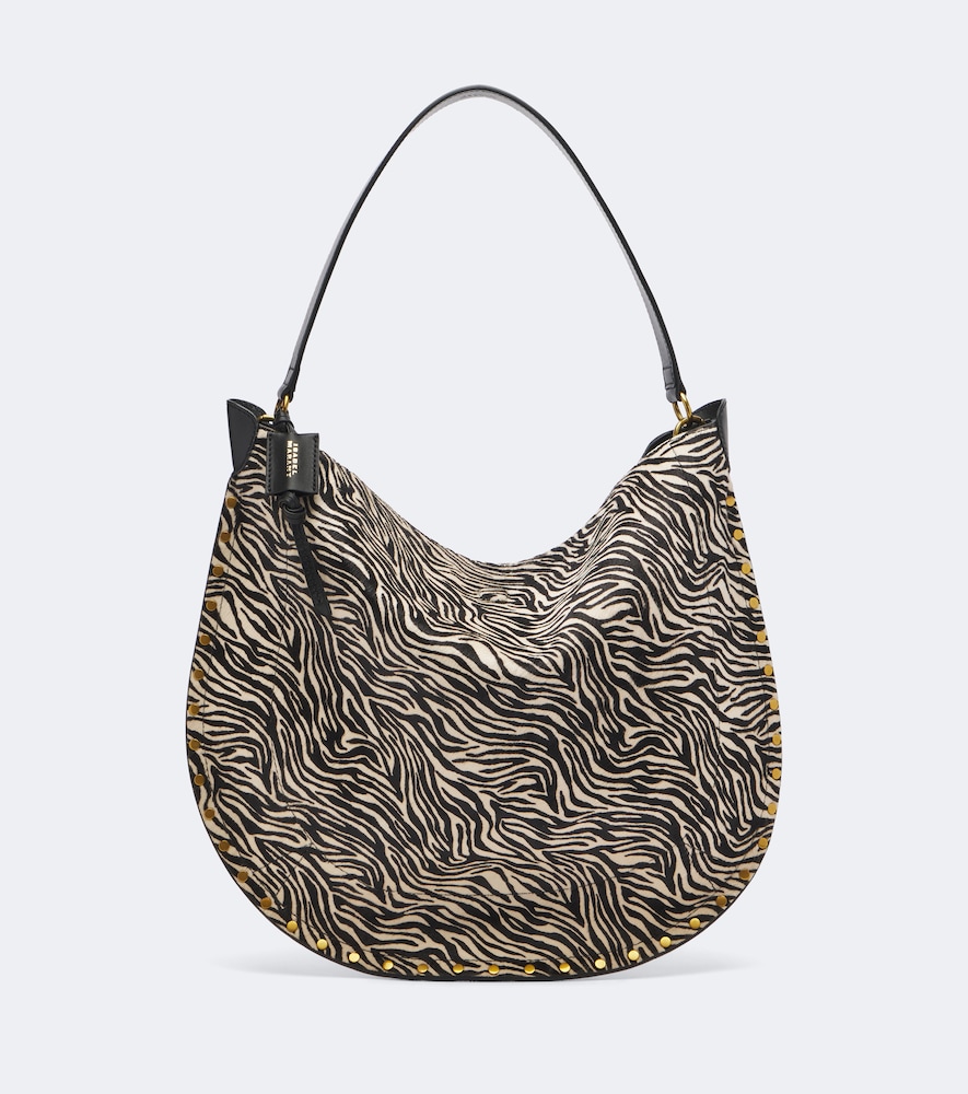 Schultertasche Oskan Large aus Kalbshaar