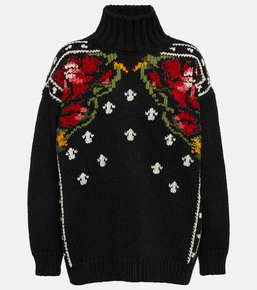 Golden Goose Turtleneck Sweater In Black