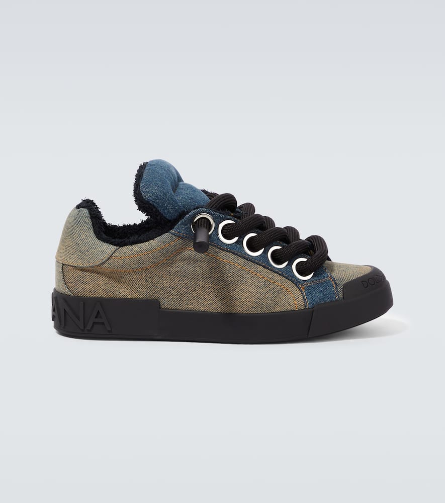 Dolce & Gabbana Portofino denim sneakers