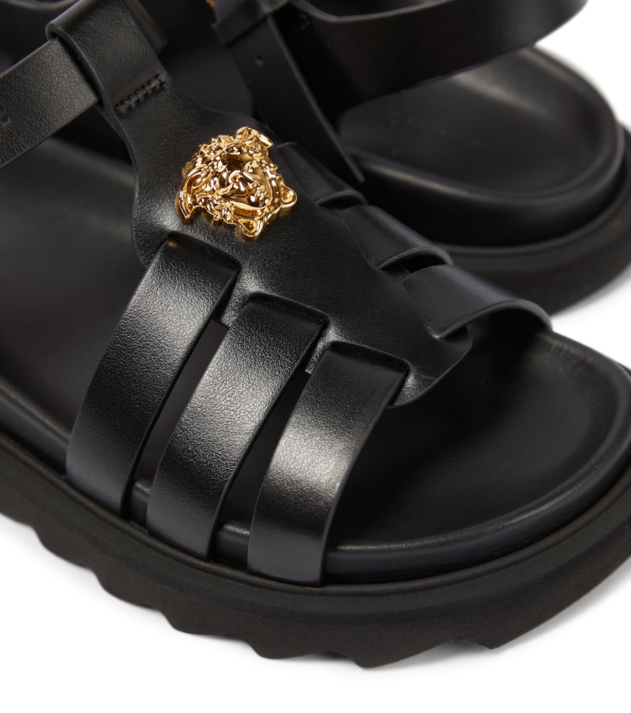  Versace Kids Versace Kids Sandalen La Medusa Aus Leder 