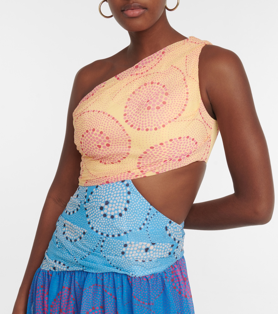  Staud Staud Maxikleid Ashlyn Aus Chiffon 