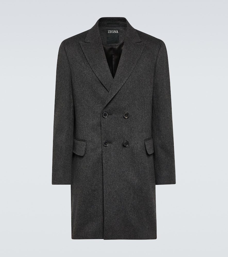 Wool-blend coat